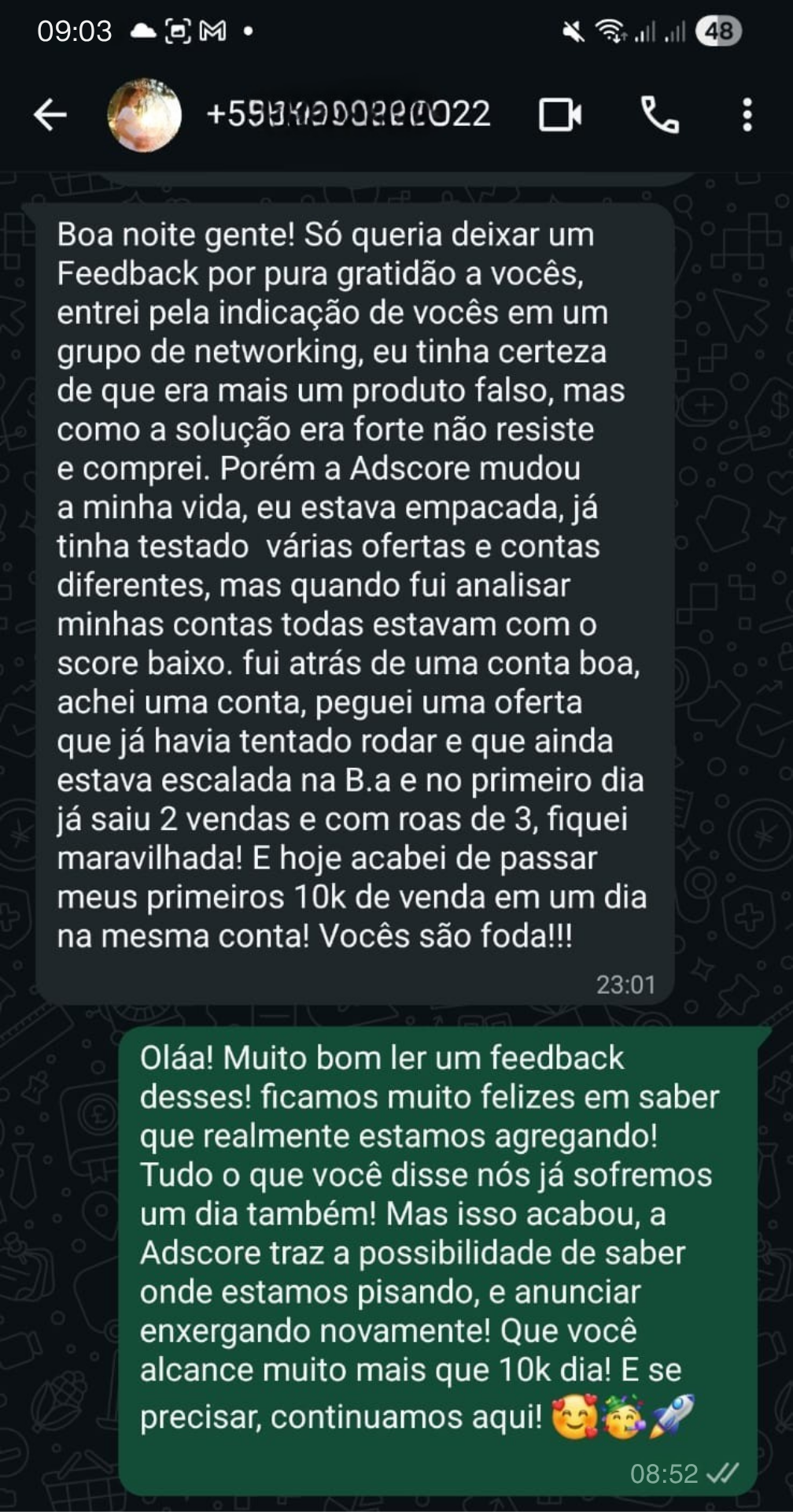 Resultado de Escala AdScore